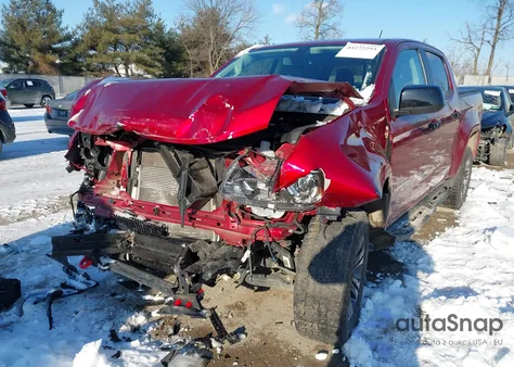 2021 Chevrolet Colorado 4Wd Short Box Z71 from USA, damaged, VIN 1GCGTDEN7M1125336